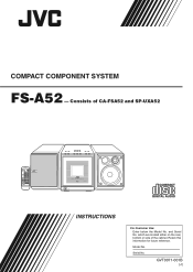 JVC FS-A52 Instruction Manual