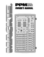 Mackie 808S Owner's Manual