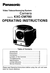 Panasonic KXCCM780 KXCCM780 User Guide