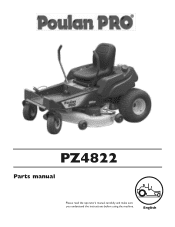 Poulan PZ4822 Parts Manual