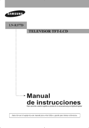 Samsung LN-R377D User Manual (user Manual) (ver.1.0) (Spanish)