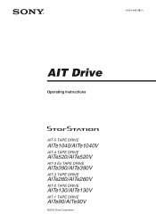 Sony AITE260 Operating Instructions