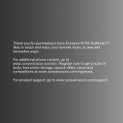 Sony Ericsson W705 User Guide