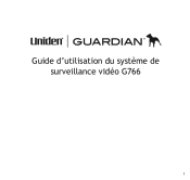 Uniden G766 French Owner's Manual