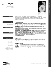 Western Digital WD7500AYYS Product Specifications (pdf)