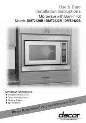 Dacor DMT24 User Manual