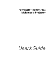 Epson 1710C User's Guide
