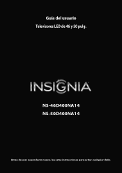 Insignia NS-50D400NA14 User Manual (Spanish)