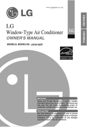 LG LW2510ER Owner's Manual