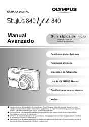 Olympus 226265 Stylus 840 Manual Avanzado (Español)