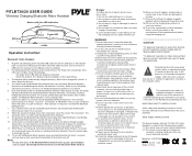 Pyle PITLBT20 PITLBT20 Manual 1