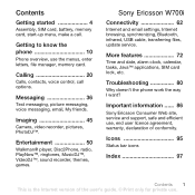 Sony Ericsson W700i User Guide