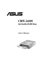 Asus CRW-2410S User Manual