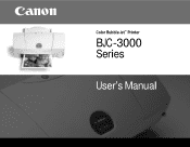 Canon BJC-3000 Series User Manual