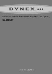Dynex DX-400WPS User Manual (Spanish)