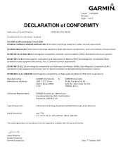Garmin dēzl 570LMT ?Declaration of Conformity
