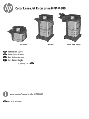 HP Color LaserJet Enterprise MFP M680 Hardware Installation Guide