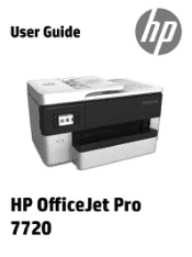 HP OfficeJet Pro 7720 User Guide