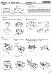 Kyocera ECOSYS P2135dn ECOSYS P2135dn  Installation Guide