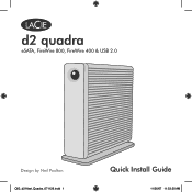 Lacie d2 Quadra USB 3.0 Quick Install Guide