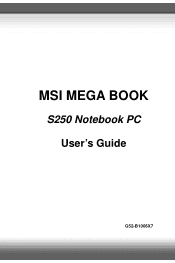 MSI S250 User Manual