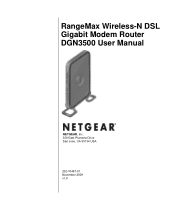 Netgear DGN3500-100NAS DGN3500 User Manual