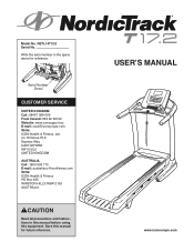 NordicTrack T17.2 Uk Manual
