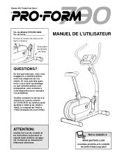 ProForm 790 French Manual
