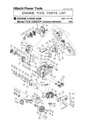 Tanaka TCS33EDTP/14 Parts List
