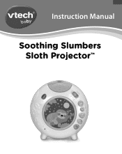 Vtech Soothing Slumbers Sloth Projector User Manual