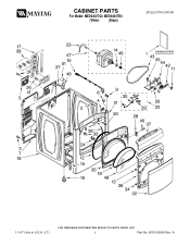 Whirlpool MED6400T Parts Diagram