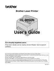 Brother International 8050N Users Manual - English