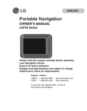 LG LN740 Owners Manual