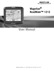 Magellan RoadMate 1212 Manual - English