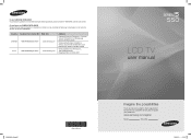 Samsung LN32C550J1FXZA User Manual