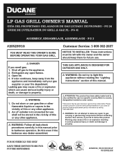 Weber Ducane SS 5-burner LP Owner Manual
