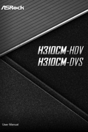 ASRock H310CM-HDV User Manual
