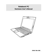 Asus W5F W5 Hardware user's manual for English Edition (E2494)