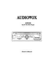 Audiovox AVD300 Owners Manual