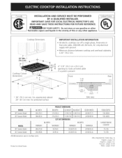 Electrolux EW30EC55G Installation Instructions