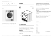 Fisher and Paykel DE4024P1 Quick Reference guide