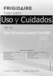 Frigidaire FRA073PU1 Complete Owner's Guide (Español)