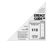 Haier 55E3500 Energy Guide