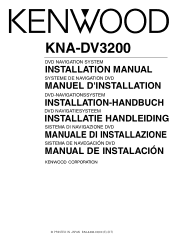 Kenwood KNA-DV3200 User Manual 1