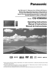Panasonic VD6505U Operating Instructions