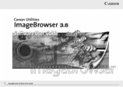 Canon PowerShot S410 ImageBrowser 3.6 Software User Guide