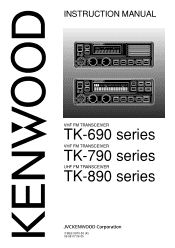 Kenwood TK-890HB Instruction Manual