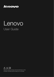 Lenovo M5400 Touch User Guide - Lenovo B5400, M5400, M5400 Touch