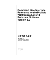 Netgear GSM7312 FSM7326P Command line reference manual
