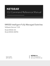 Netgear XSM4556 CLI Manual